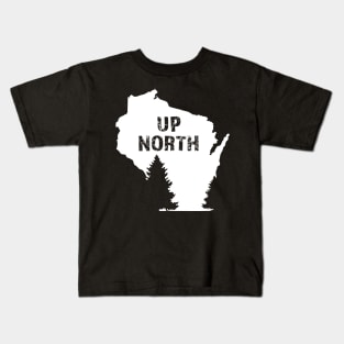 Wisconsin Home Up North Kids T-Shirt